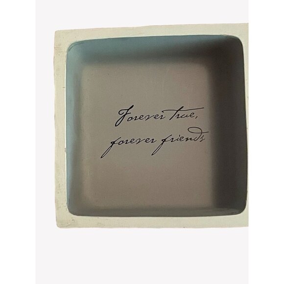 Demdaco Willow Tree Friendship Keepsake Trinket Box 2003 Forever True Friends - Picture 3 of 6